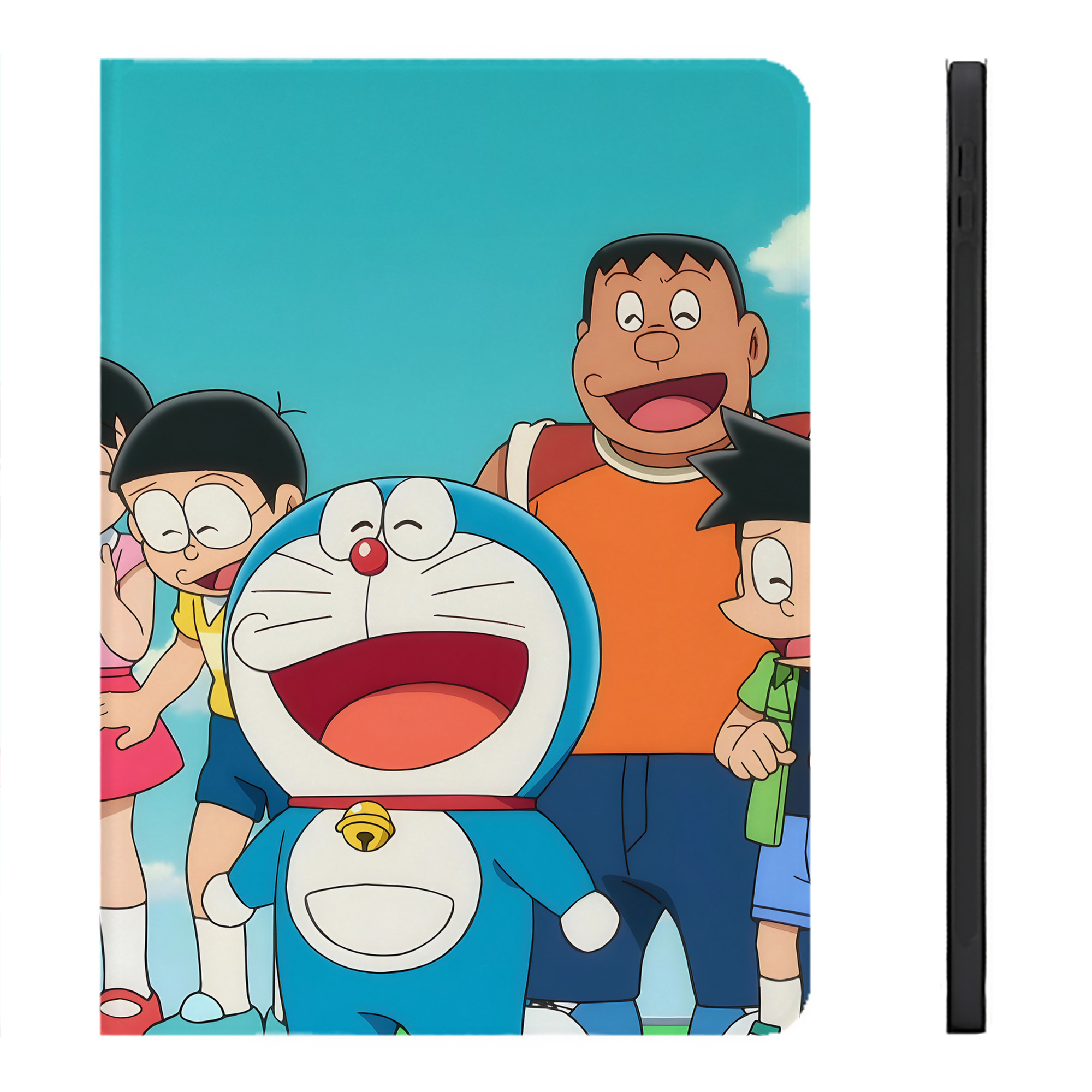 （画像用） ドラえもん Doraemon IPadケース ペンホルダー付き ブックスタイルデザイン